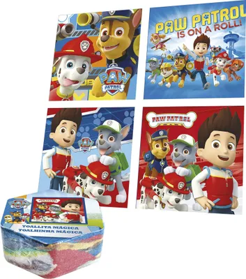 Produktbild von Joytoy Paw Patrol magisches Handtuch 30x30 cm
