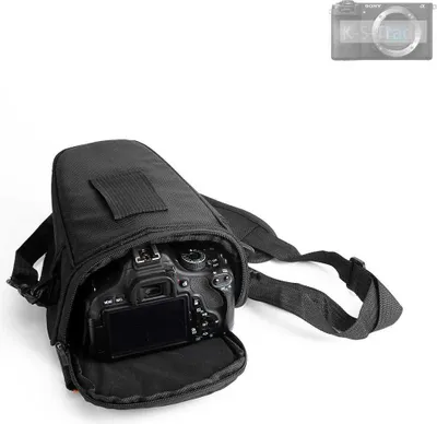 Produktbild von K-S-Trade Kameratasche Fototasche Schultertasche Umhängetasche kompatibel mit Sony Alpha 6700 Colt  für Systemkameras Schutzhülle bag