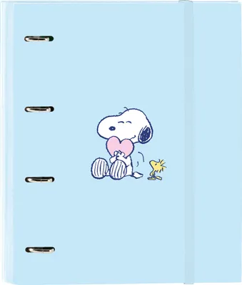 Obrázok produktu pre Krúžkový zakladač Snoopy Love Blue 27 x 32 x 3,5 cm