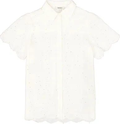 Produktbild von GARCIA ladies shirt ss 53 off white XS