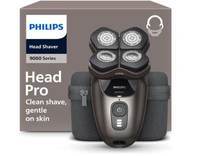 Zdjęcie produktu dla Philips 9000 Pro Series Golarka do Głowy Ruchoma Głowica 360° HS9980/15