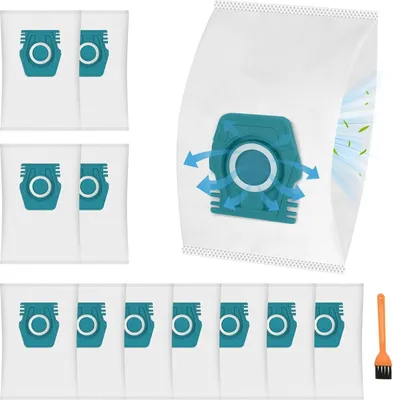 Immagine prodotto di INF 12 Sacchetti Aspirapolvere Compatibili con Miele Guard Serie, Tessuto