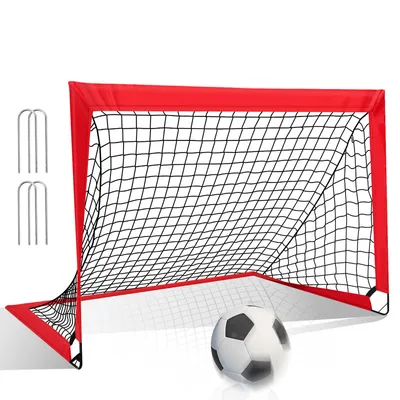 Produktbild von Jopassy Fußballtor Faltbares Tragbares Fußballnetz Mini Fußball Tor für Kinder 120 x 90 x 90 cm