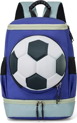 Produktbild von INF Großer Sportrucksack mit Ballfach und Schuhfach für Fitness & Outdoor Dunkelblau