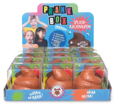 Productafbeelding van TRENDHAUS 964632 - Grappige doos met "poep"-speeltjes, 12 stuks, elk ongeveer 6 x 7 cm, squish-speeltjes