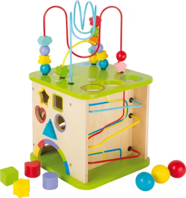 Image de Cube de motricité avec piste de billes