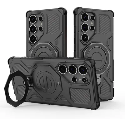 Obrázok produktu pre Techsuit - Carbon Shield PRO ochranný obal na Samsung Galaxy S25 Ultra - čierny