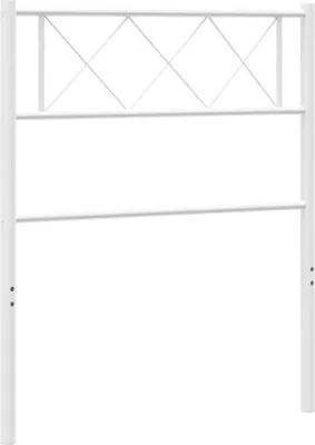 Produktbild von vidaXL Ersatz-Kopfteil Metall Weiß 75 cm
