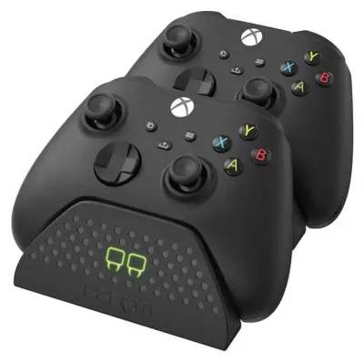 Produktbild von Venom VS2881, Andockstation, Xbox, Schwarz, Kabelgebunden, Nickel-Metallhydrid (NiMH), 850 mAh