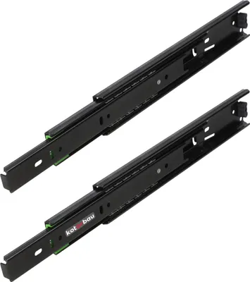 Immagine prodotto di KOTARBAU® 1 coppia di guide per cassetti a estrazione totale Guide per cassetti da 250 mm Guide per cassetti Sistema di guide Guide per cassetti Guide a scorrimento Guide per cassetti