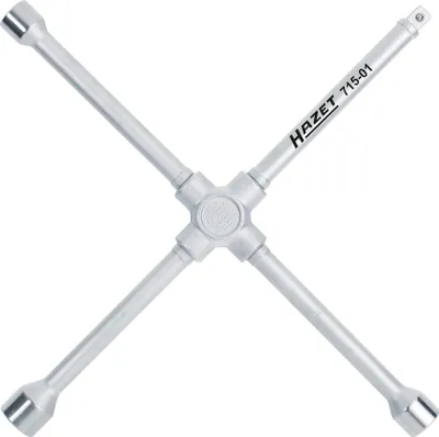 Image de Kreuzschlüssel 715-01 17x19x22x12,5(1/2Zoll 4-pin) L420 mmxB420mm HAZET