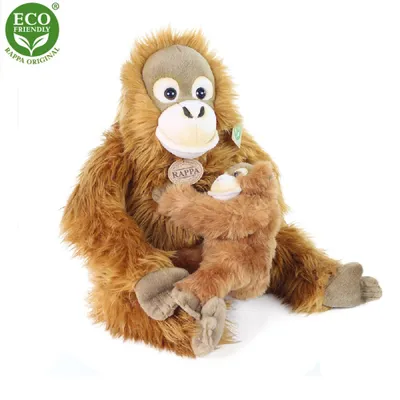 Obrázek produktu pro Rappa Plyšový orangutan s mládětem 28 cm ECO-FRIENDLY