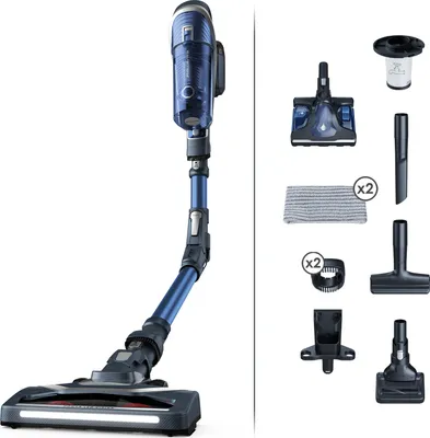 Produktbild von Rowenta X-Force Flex 8.60 Aqua RH9690, Trocken&Nass, Filterung, 185 W, Beutellos, Blau