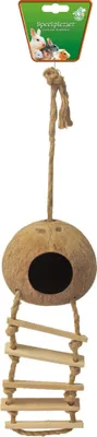 Produktbild von Nagerhaus Kokosnuss mit Strickleiter 45 cm Gebr. de Boon