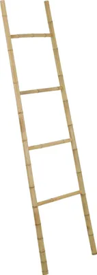 Produktbild von Handtuchleiter - 44 x 161 cm - Braun - Bambus