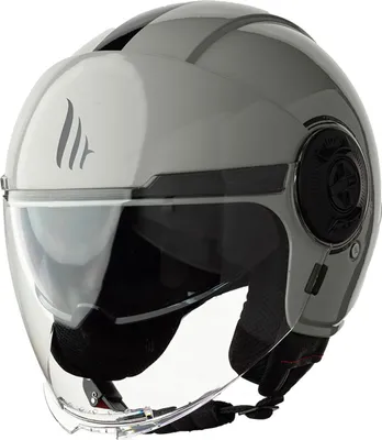 Produktbild von Jet Helm MT Helmets Viale SV S Solid A12 Grau Glänzend größe XL