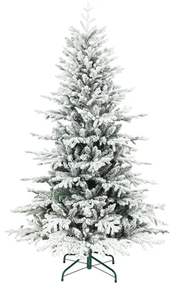 Produktbild von Kš¹nstlicher, mit Schnee bedeckter Weihnachtsbaum, 180 cm, 1815 Zweige, faltbarer Metallst?nder, grš¹n
