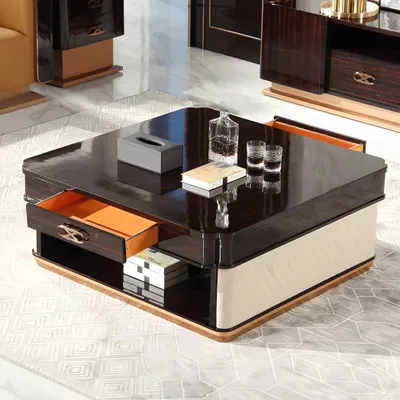 Produktbild von Couchtisch Kaffeetisch Beistelltisch Designer Tisch Wohnzimmertisch Tische