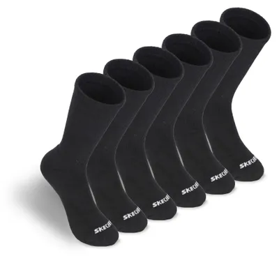 Produktbild von Skechers Unisex Wander/Sportsocken S118220 - Schwarz - Gr. 43-46 - 6er Pack