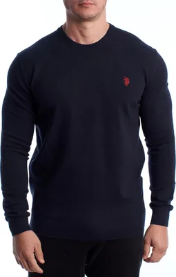 Imagen del producto de U.S. POLO ASSN. Suéter de punto para hombre, cuello redondo, modelo US40173035