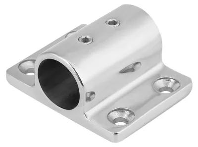 Immagine prodotto di Tubo/tubo, base rettangolare, acciaio inossidabile marino, accessori per barche da 25 mm
