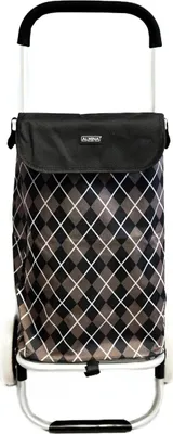 Produktbild von 40L Einkauf Trolley Einkaufswagen Shopping Trolley Tasche Aluminium Motiv 2