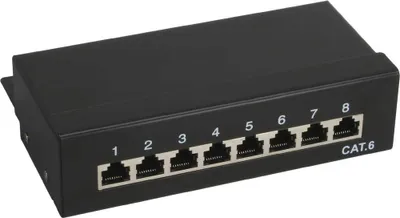 Obrázek produktu pro InLine 76208, RJ-45, Černá, 601 g, 175 mm, 205 mm, 50 mm