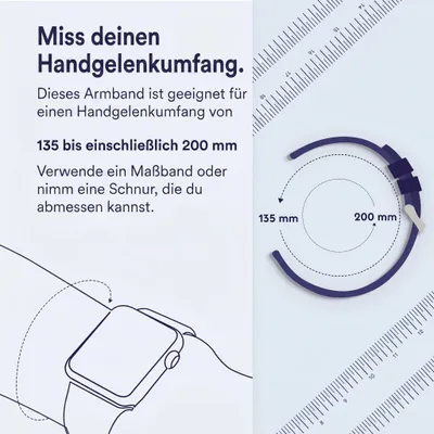 Produktbild von imoshion Edelstahlarmband für Samsung Galaxy Fit 3 - Schwarz