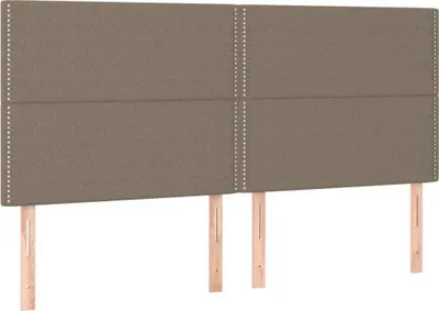 Produktbild von Kopfteil Taupe 200 x 5 x 118/128 cm Stoff