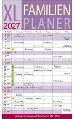 Produktbild von XL Familienplaner 2027