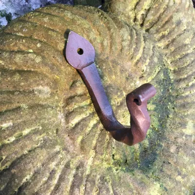 Produktbild von Handtuchhaken Garderobenhaken Schmiedeeisen - Handtuch Garderobe Bad Antik