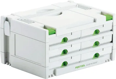 Zdjęcie produktu dla Festool SYS 3-SORT/6, Przybornik, Zielony, Biały, 295 mm, 395 mm, 210 mm, 4,9 kg