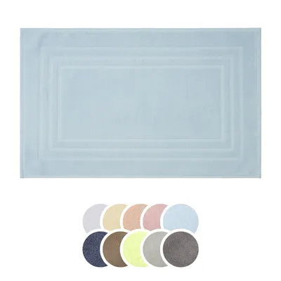 Produktbild von liebling Badvorleger 100% Baumwolle Zero Twist, Serie Lille, 1100 gr. / m², 60 x 100 cm, 60 Grad waschbar, ultra weich, saugstark, hellblau