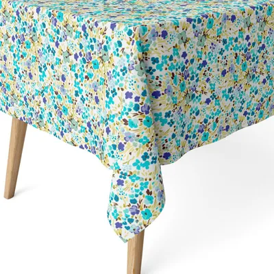 Tischdecke, rechteckig, 140x140 cm, fleckabweisend, Baumwoll-Polyester-Mix