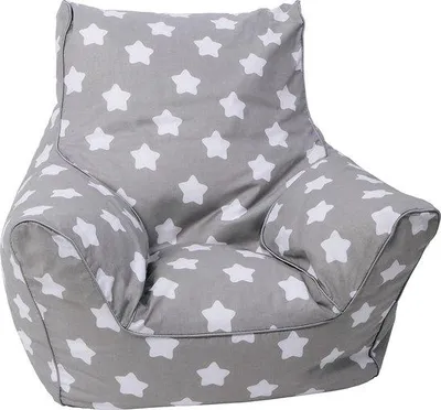 Produktbild von Famanu Sitzsack Grau Weiß - Modern und Bequem