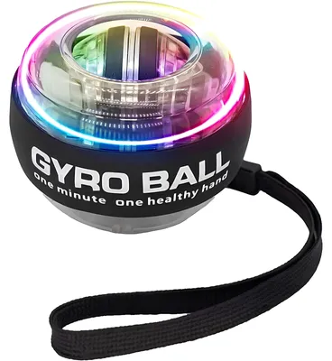 Produktbild von GYRO BALL KULA ŻYROSKOPOWA LED DO ĆWICZEŃ zur Stärkung von Handgelenken, Fingern und zur Handrehabilitation mit Lichteffekt