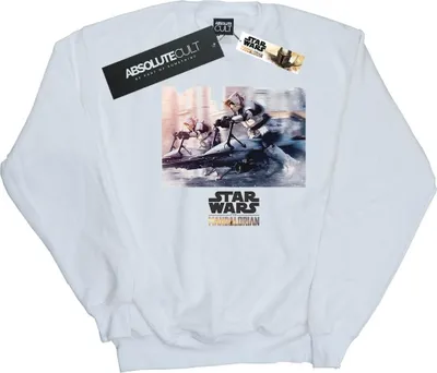 Produktbild von Star Wars - "The Mandalorian" Sweatshirt für Herren BI46333 (3XL) (Weiß)