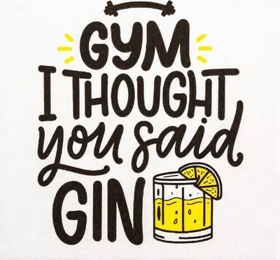 Produktbild von 20 Servietten You said Gin - Gin oder Sport 33x33cm