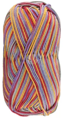 Produktbild von Lana Grossa - Cotone Print 0364 lila graugrün gelb dunkelpink