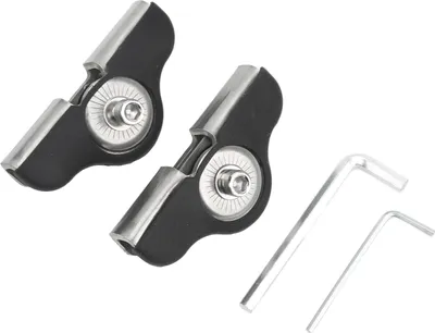 Produktbild von 2 Stück Arbeitslichtleisten-Montagehalterungen, universelle LED-Halterung aus Edelstahl