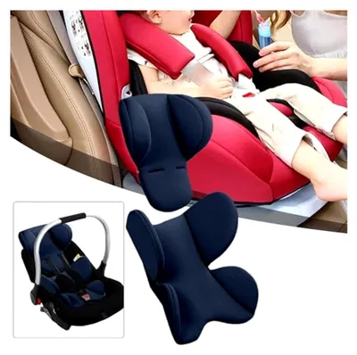 Produktbild von Kopfstütze – weiche Einlage für Autositz, 47,7 cm verstellbares Kopfpolster für Kinderwagen und Schaukel, komfortables Reisekissen für Autofahrten und tägliches Pendeln
