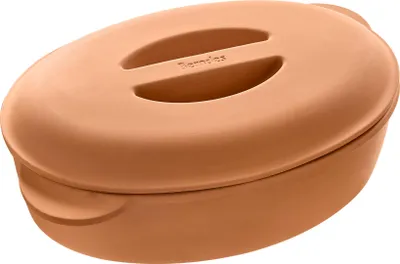 Produktbild von Bräter, oval, Terracotta, natur - b.terra