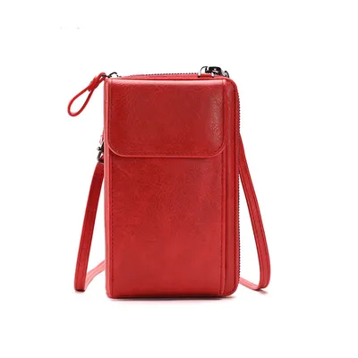 Imagen del producto de Cartera y bolso bandolera de Damen – Diseño elegante y práctico para el uso diario, color rojo