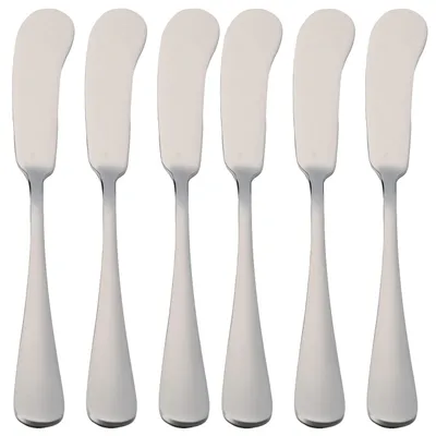 Buttermesser-Set 6er, Edelstahl 18/0, 16,5 x 2 cm, spülmaschinengeeignet