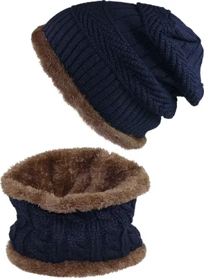 Produktbild von Set aus Beanie Mütze und Loop Schal