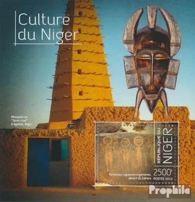 Produktbild von Briefmarken Niger 2013 Mi Block 258 (kompl. Ausg.) postfrisch Kultur