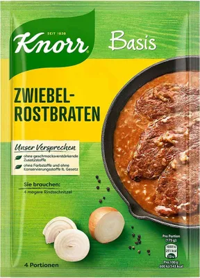 Produktbild von Knorr Basis für Zwiebelrostbraten 46g