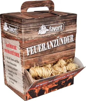 Produktbild von Favorit Feuerkiste Öko-Zündwolle 100 Stück