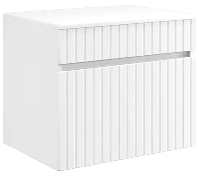 Image de Cabinet de Salle de Bain Mural Blanc 59 x 44,5 x 50 cm