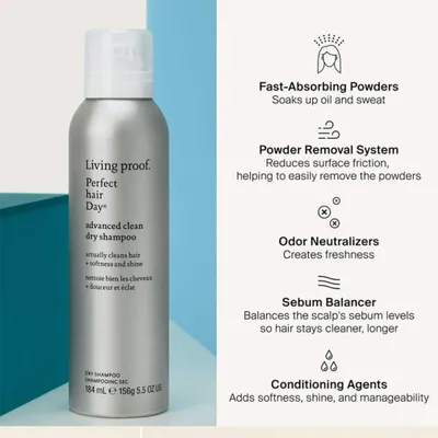 Produktbild von Living Proof Trockenshampoo Living Proof Perfect Hair Day Advanced Clean Dry Shampoo 198ml